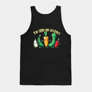 The Grillin Veggies | Funny Vegetables Tank Top